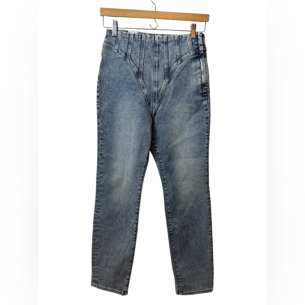 NEW GOOD AMERICAN | denim blue jeans 6/28 6 28 good classic